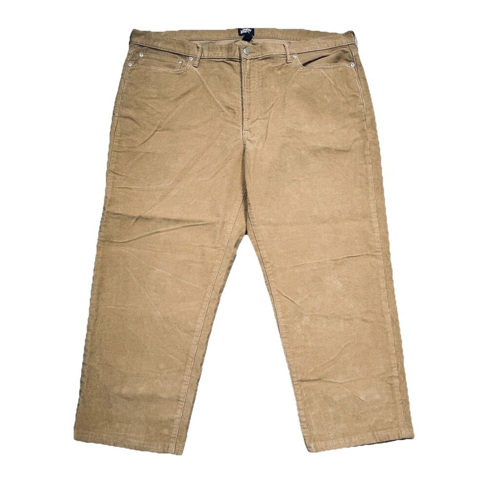 Lands End Traditional Fit Tapered Corduroy Pants Mens 44 Hemmed Measures 44x25.5
